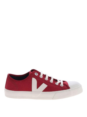 VEJA: sneakers - Sneaker Wata rosse in cotone biologico