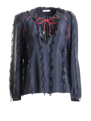 VERSACE COLLECTION: blouses - Fringed blouse