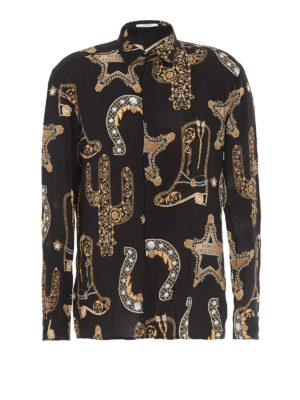 VERSACE COLLECTION: camicie - Camicia con stampa all over
