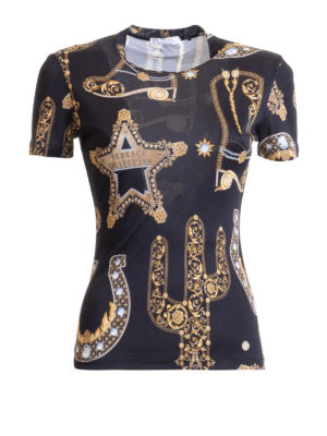 VERSACE COLLECTION: t-shirts - Baroque print T-shirt