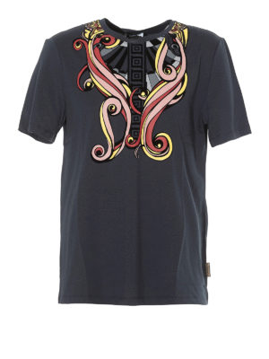 VERSACE COLLECTION: t-shirts - Greek print T-shirt