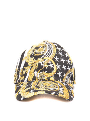 VERSACE: Sombreros - Sombrero - Dorado