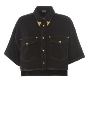 VERSACE JEANS: Camisas - Camisa - Negro