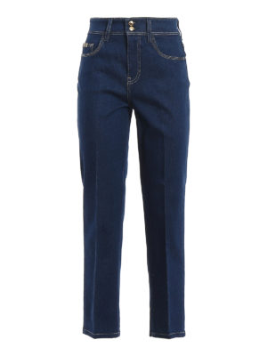 VERSACE JEANS: Jeans Rectos - Vaqueros Rectos - Lavado Medio