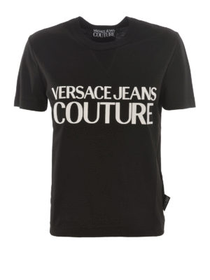 VERSACE JEANS: Camisetas - Camiseta - Negro
