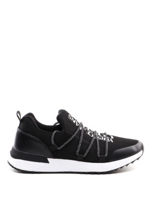 VERSACE JEANS: trainers - Lace-up logo sneakers