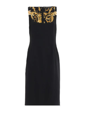 VERSACE: Vestidos media pierna - Vestido Midi - Negro