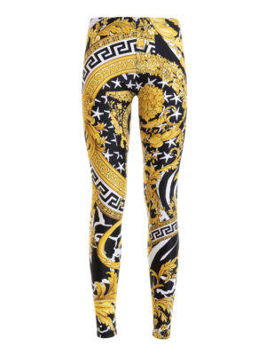 VERSACE: leggings - Savage Barocco motif leggings