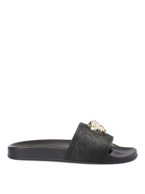 VERSACE: Sandalen - Sandalen - Schwarz