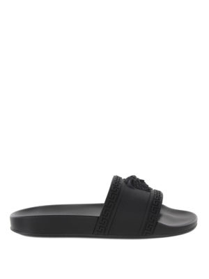 Versace: sandals - Medusa Head slide slippers