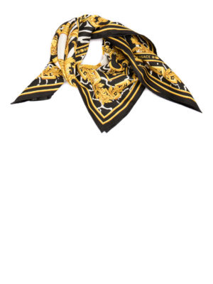 VERSACE: Bufandas y pañuelos - Bufanda - Dorado