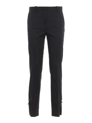VERSACE: Pantalones de sastrerìa - Pantalones De Sastrería - Negro