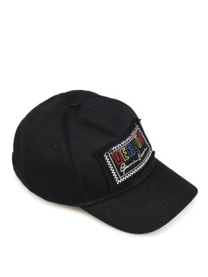 Versus Versace: hats & caps - Embroidered cotton drill baseball cap