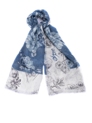 VIA DELLE PERLE: Bufandas y pañuelos - Bufanda - Azul