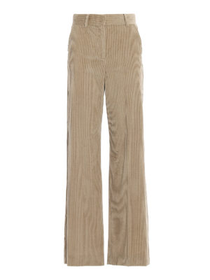 WEEKEND MAX MARA: casual trousers - Saio corduroy trousers