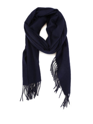 WEEKEND MAX MARA: sciarpe e foulard - Sciarpa Paglia in cashmere blu