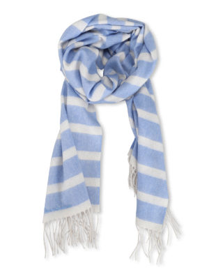 WEEKEND MAX MARA: scarves - Paglia striped cashmere scarf