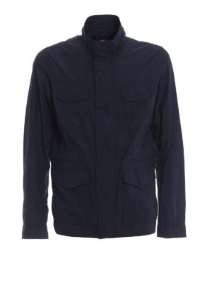 WOOLRICH: giacche casual - Field jacket Light Travel blu