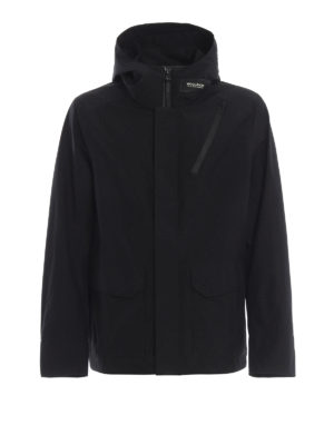 WOOLRICH: giacche casual - Giacca con cappuccio Pro Ocean Rudder nera