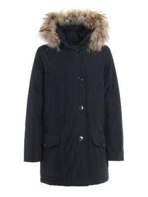 WOOLRICH: Lange Daunenmäntel - Daunenmantel - Dunkelblau