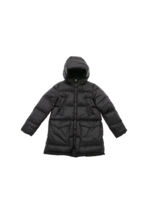 WOOLRICH: padded coats - Artic Parka reversible down jacket in black