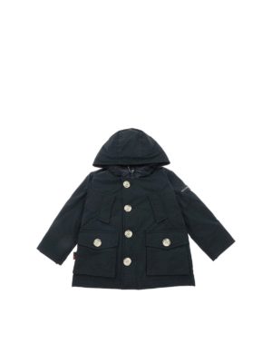WOOLRICH: padded coats - Baby Arctic down jacket in blue