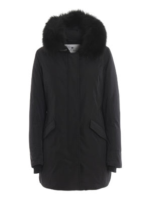 WOOLRICH: padded coats - Black Luxury Arctic Parka