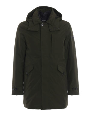 WOOLRICH: cappotti imbottiti - Parka imbottito Paddock verde scuro