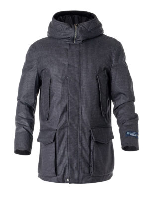 WOOLRICH: padded coats - Loro Piana storm wool padded Mountain parka