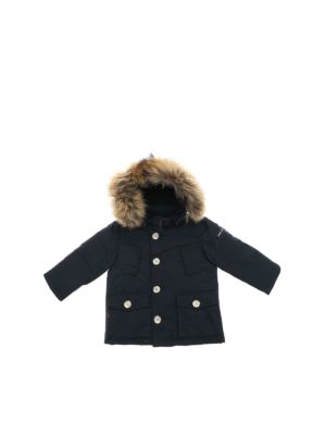 WOOLRICH: padded coats - My First Parka down jacket in blue