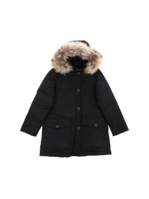 WOOLRICH: padded coats - Parka Df down jacket in black