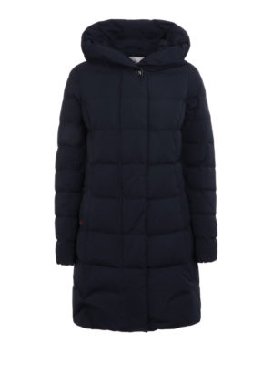 WOOLRICH: Lange Daunenmäntel - Daunenmantel - Blau