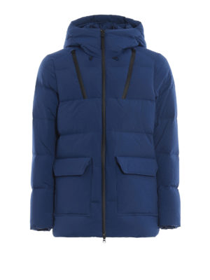 WOOLRICH: cappotti imbottiti - Piumino blu elettrico Comfort Parka