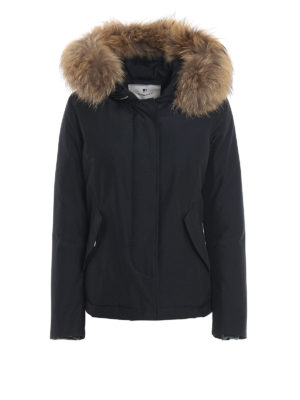 WOOLRICH: Kurze Daunenjacken - Daunenjacke - Blau