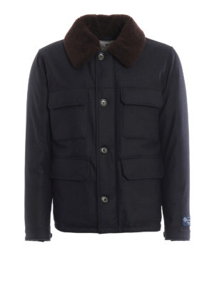 WOOLRICH: giacche imbottite - Piumino Stag in lana pied-de-poule