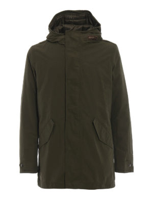 WOOLRICH: parka - Wax Mountain Parka con interno staccabile