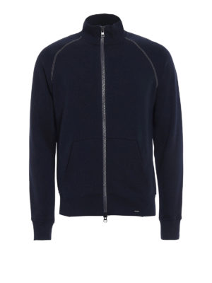 WOOLRICH: Felpe e maglie - Giacca della tuta in cotone felpato