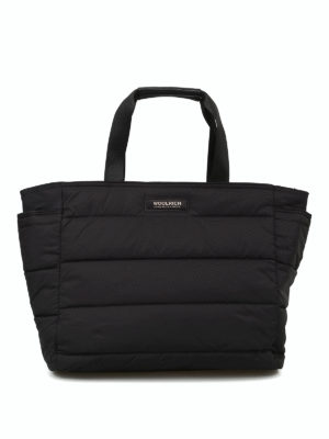 WOOLRICH: shopper - Tote imbottita in nylon