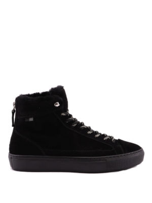 WOOLRICH: trainers - Fur lining high top sneakers