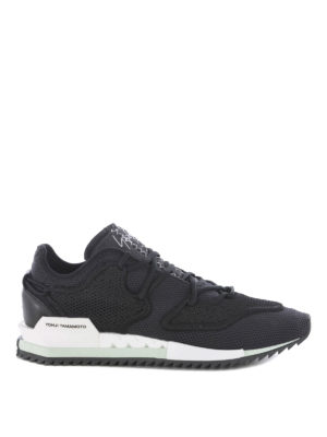 Y-3: trainers - Harigane mesh and leather sneakers