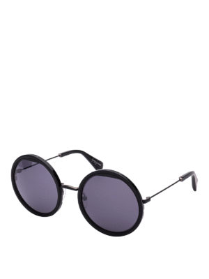 YOHJI YAMAMOTO: sunglasses - YY5016 round sunglasses
