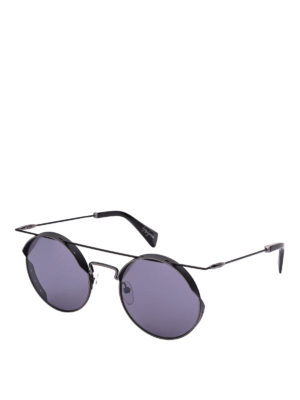 YOHJI YAMAMOTO: sunglasses - YY7019 round sunglasses