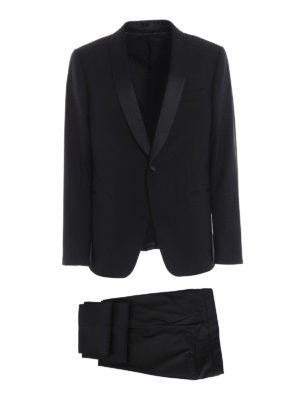 Z ZEGNA: completi da sera - Abito due pezzi in lana nera