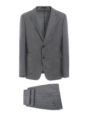 Z ZEGNA: completi da cerimonia - Completo Turati in lana merino grigio chiaro