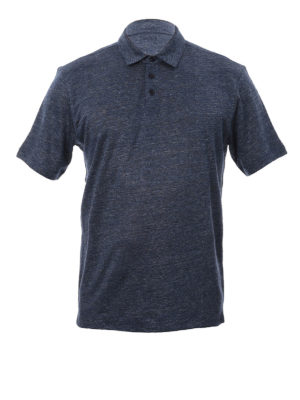 Z ZEGNA: polo - Polo in lino melange blu