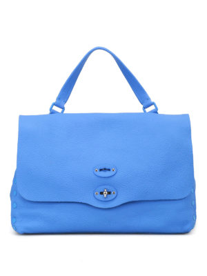 ZANELLATO: bauletti - Postina M Cashmere Pura Burano blu