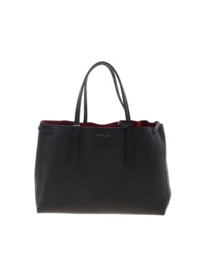 ZANELLATO: shoulder bags - Duo Met M Light Daily Line bag in Dark Navy