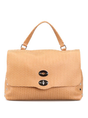 ZANELLATO: totes bags - Arché Postina beige medium bag