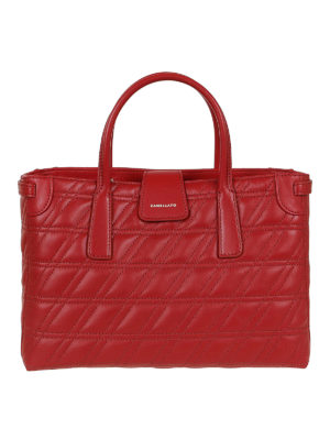 ZANELLATO: Handtaschen - Shopper - Dunkelrot