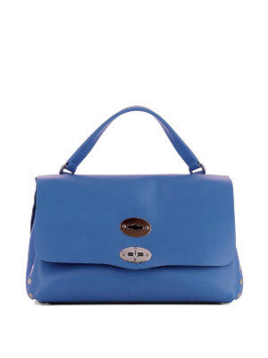 ZANELLATO: shopper - Postina S Original Silk azzurra
